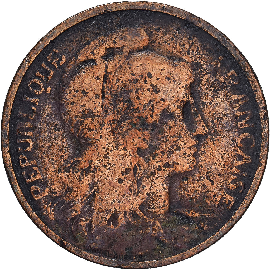Moneta, Francja, Dupuis, 5 Centimes, 1902, Paris, VF(20-25), Brązowy, KM:842