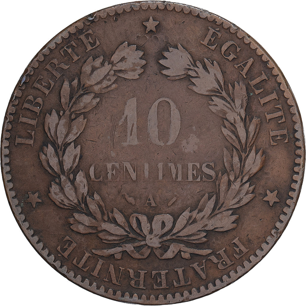 Münze, Frankreich, Cérès, 10 Centimes, 1884, Paris, S, Bronze, KM:815.1