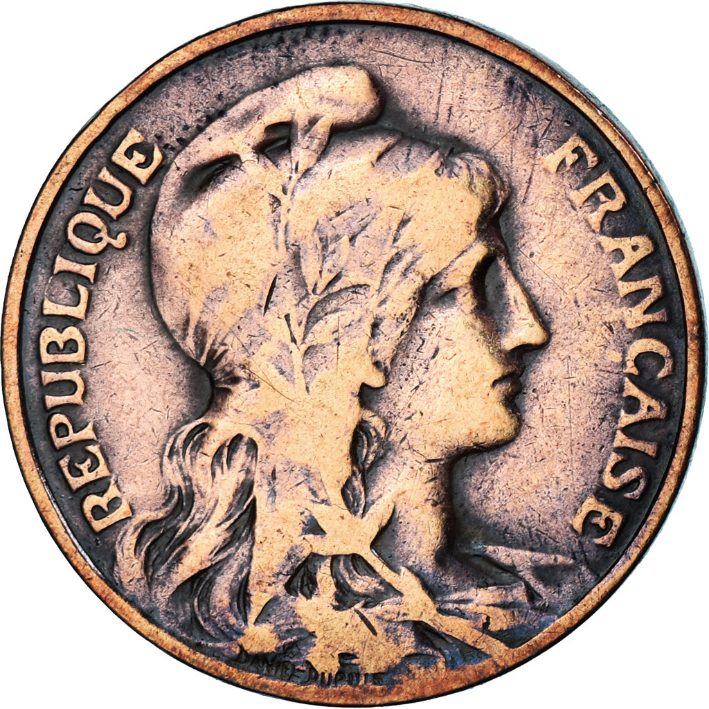 Munten, Frankrijk, Dupuis, 10 Centimes, 1910, Paris, FR, Bronzen, KM:843