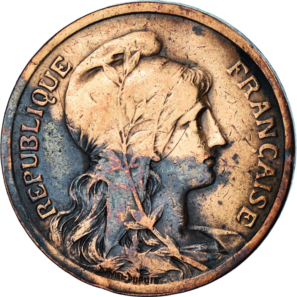 Coin, France, Dupuis, 10 Centimes, 1916, Paris, VF(20-25), Bronze, KM:843