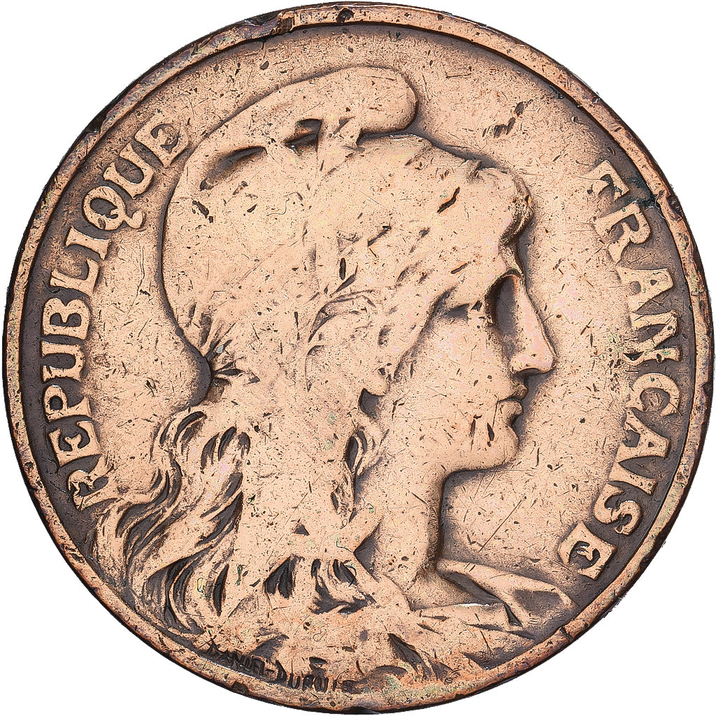 Coin, France, Dupuis, 10 Centimes, 1900, Paris, VF(20-25), Bronze, KM:843