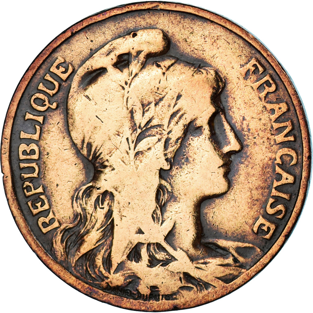 Coin, France, Dupuis, 10 Centimes, 1902, Paris, VF(20-25), Bronze, KM:843