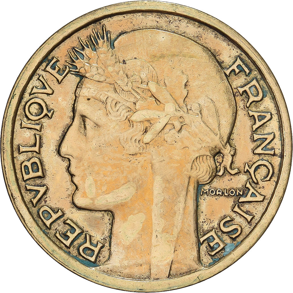 Munten, Frankrijk, Morlon, 50 Centimes, 1941, Paris, FR+, Aluminum-Bronze