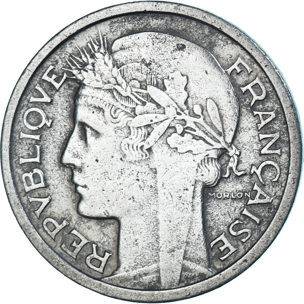 Moneta, Francja, Morlon, Franc, 1959, Paris, VF(20-25), Aluminium, KM:885a.1
