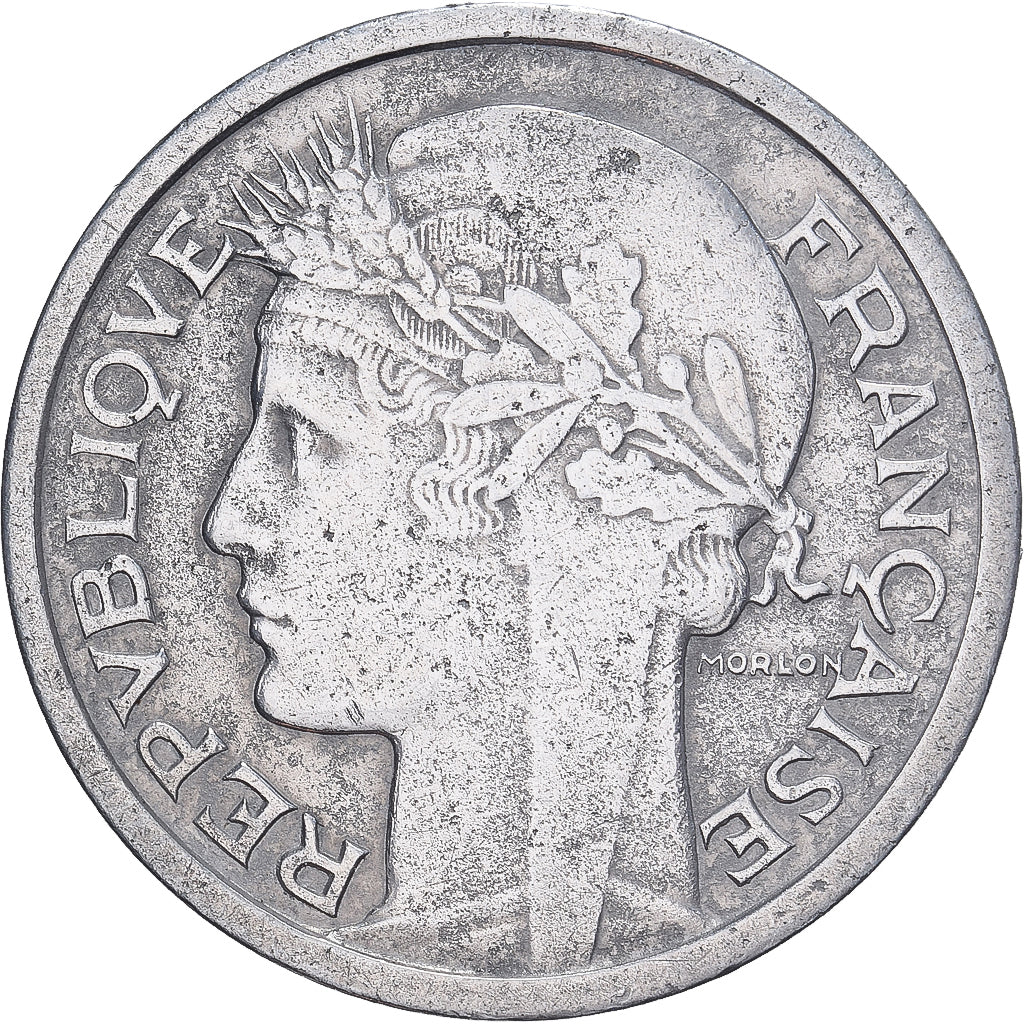 Coin, France, Morlon, Franc, 1959, Paris, VF(20-25), Aluminum, KM:885a.1