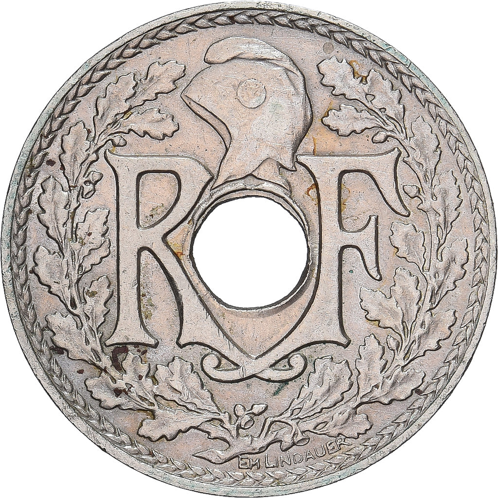 Coin, France, Lindauer, 5 Centimes, 1939, Paris, EF(40-45), Nickel-Bronze