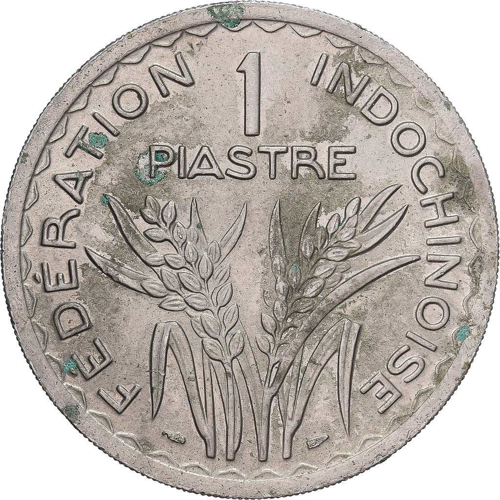 Coin, FRENCH INDO-CHINA, Piastre, 1947, Paris, AU(50-53), Copper-nickel, KM:32.2
