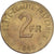 Coin, France, France Libre, 2 Francs, 1944, Philadelphia, AU(50-53), Brass