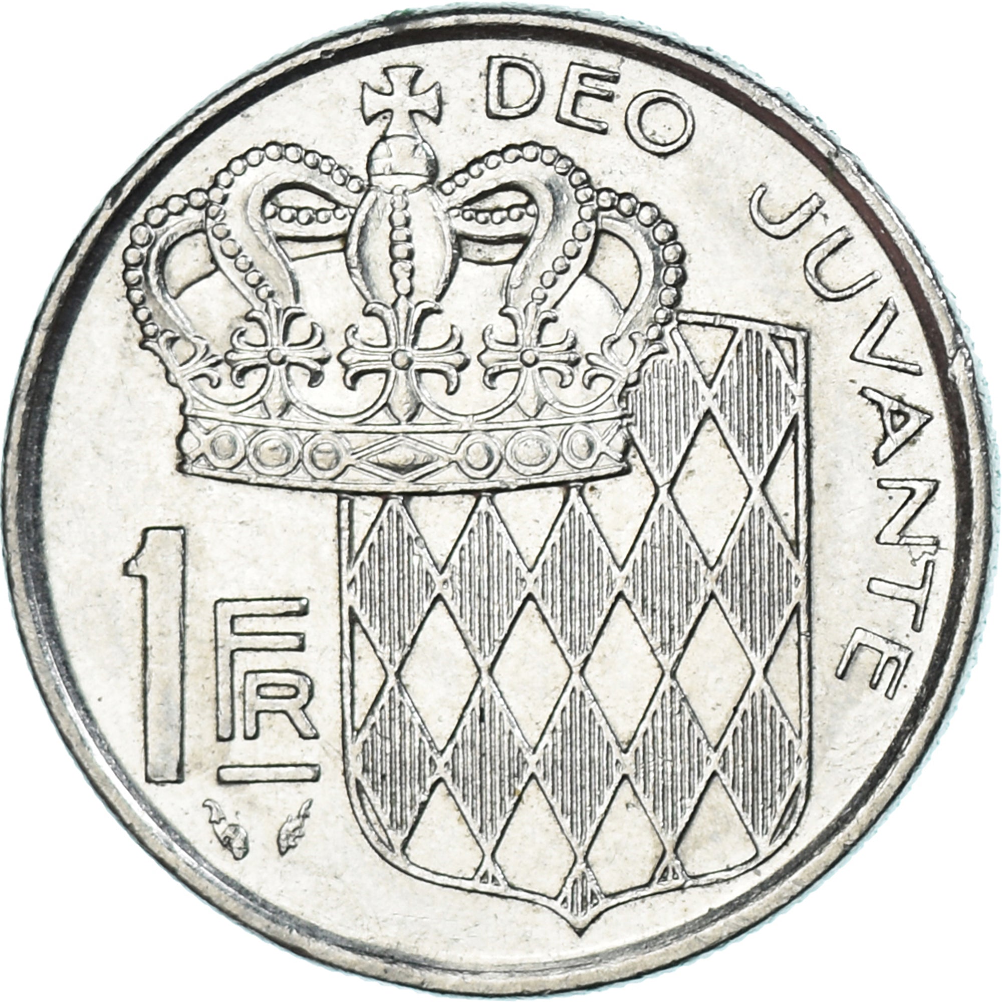 Coin, Monaco, Rainier III, Franc, 1982, EF(40-45), Nickel, KM:140