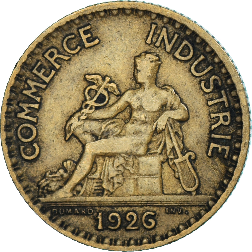 Moneta, Francja, Chambre de commerce, Franc, 1926, Paris, VF(20-25)