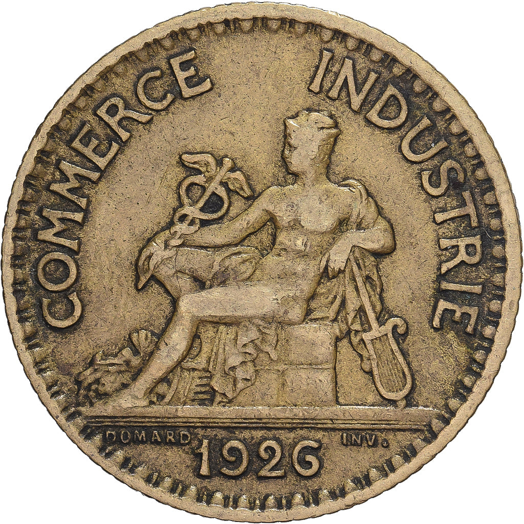 Moneda, Francia, Chambre de commerce, Franc, 1926, Paris, BC+, Aluminio -