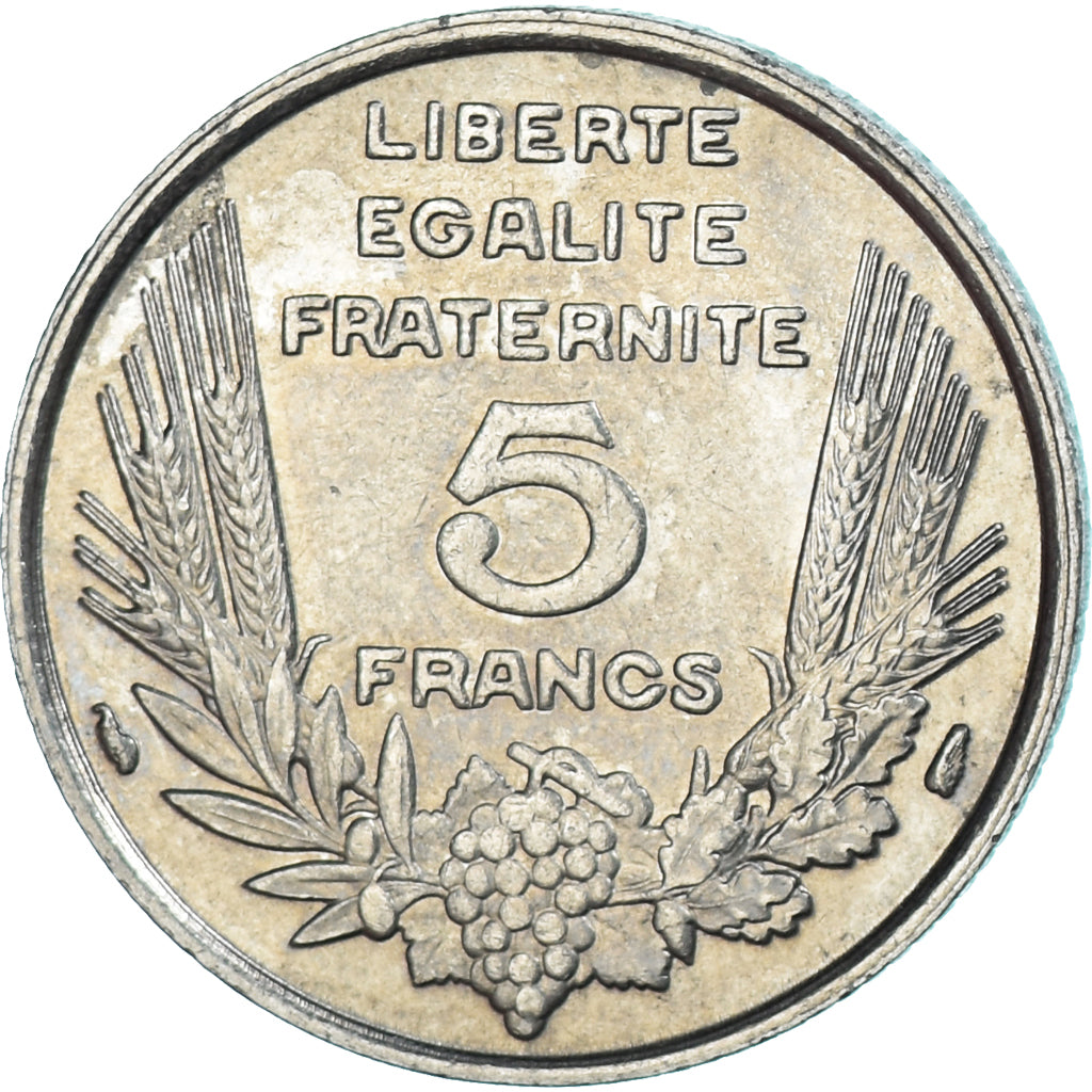 Münze, Frankreich, Bazor, 5 Francs, 1933, Paris, S+, Nickel, KM:887