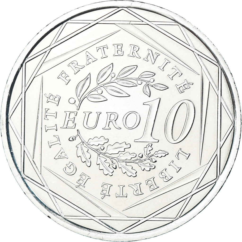 France, 10 Euro, Semeuse, 2009, Paris, MS(60-62), Silver, Gadoury:EU337, KM:1580