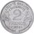 Moneda, Francia, Morlon, 2 Francs, 1958, Paris, MBC+, Aluminio, KM:886a.1