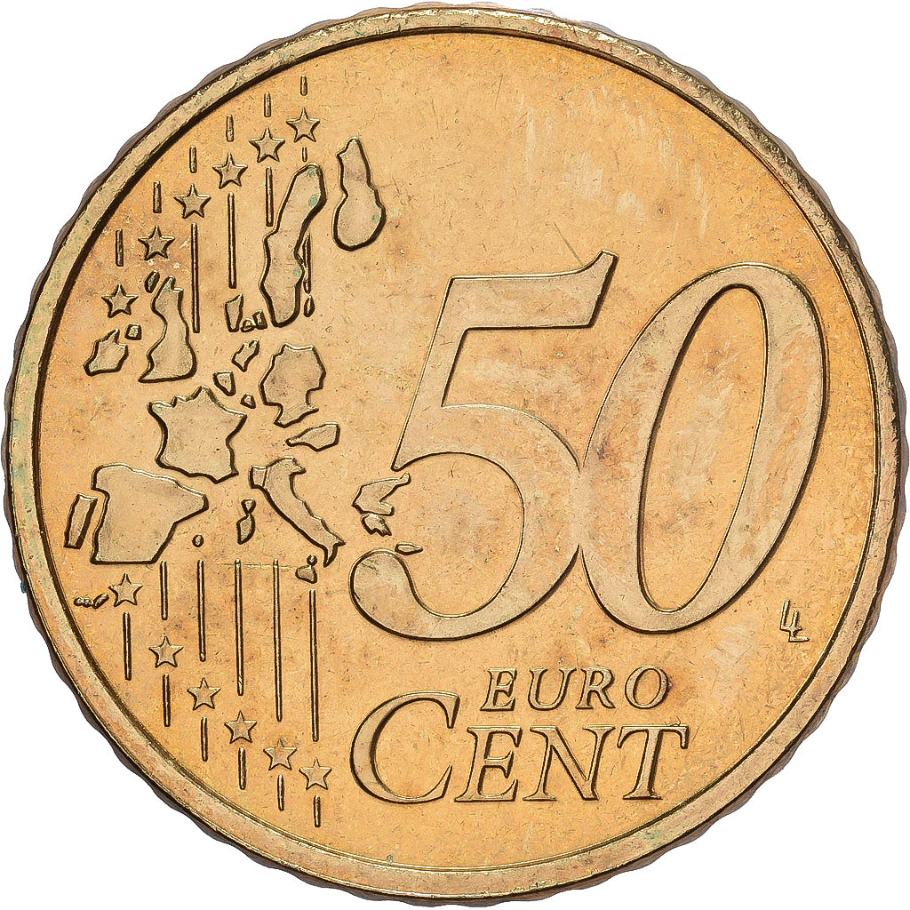 Lussemburgo, 50 Centimes, 2003, SPL, Nordic gold, KM:79