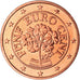 Österreich, 5 Euro Cent, 2002, Vienna, UNZ, Copper Plated Steel, KM:3084