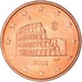 Italy, 5 Euro Cent, 2002, Rome, MS(63), Copper Plated Steel, KM:212