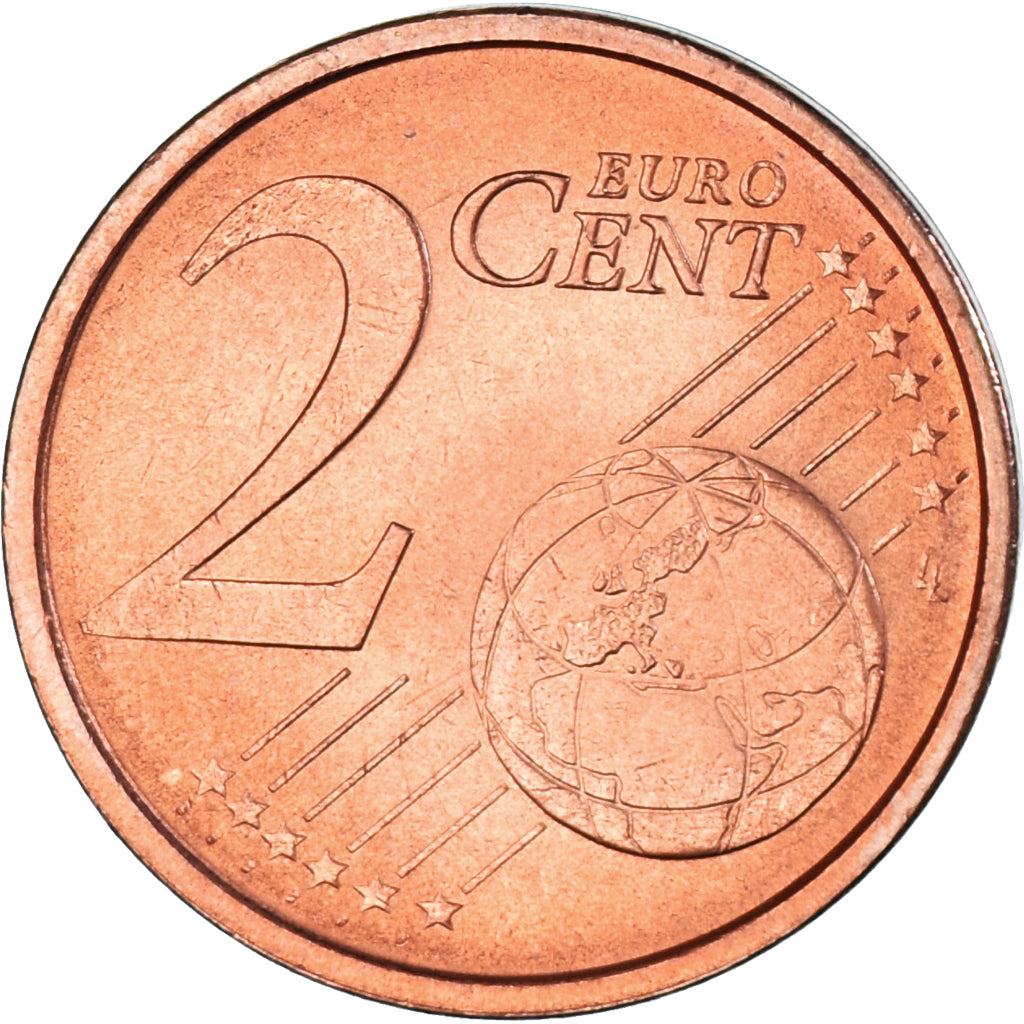Italy, 2 Euro Cent, 2002, Rome, MS(63), Copper Plated Steel, KM:211