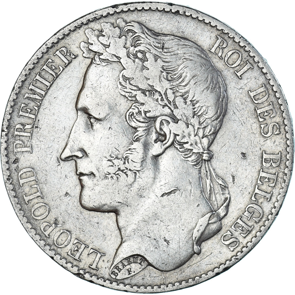 Coin, Belgium, Leopold I, 5 Francs, 5 Frank, 1849, VF(30-35), Silver, KM:3.2