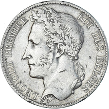 Coin, Belgium, Leopold I, 5 Francs, 5 Frank, 1849, VF(30-35), Silver, KM:3.2