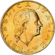 Moneda, Italia, 200 Lire, 1992, Rome, EBC, Aluminio - bronce, KM:151