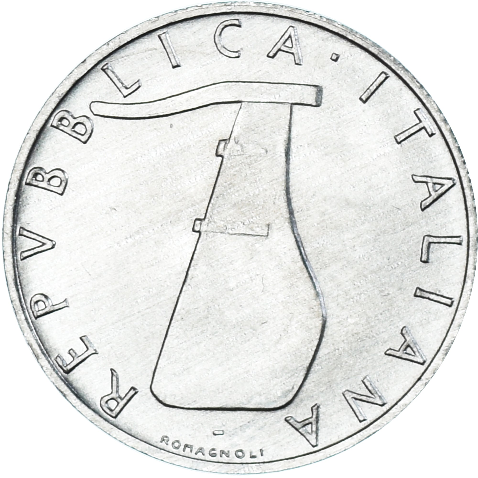 Moneta, Włochy, 5 Lire, 1989, Rome, MS(63), Aluminium, KM:92