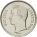 Coin, Venezuela, 5 Bolivares, 1989, MS(63), Nickel Clad Steel, KM:53a.1