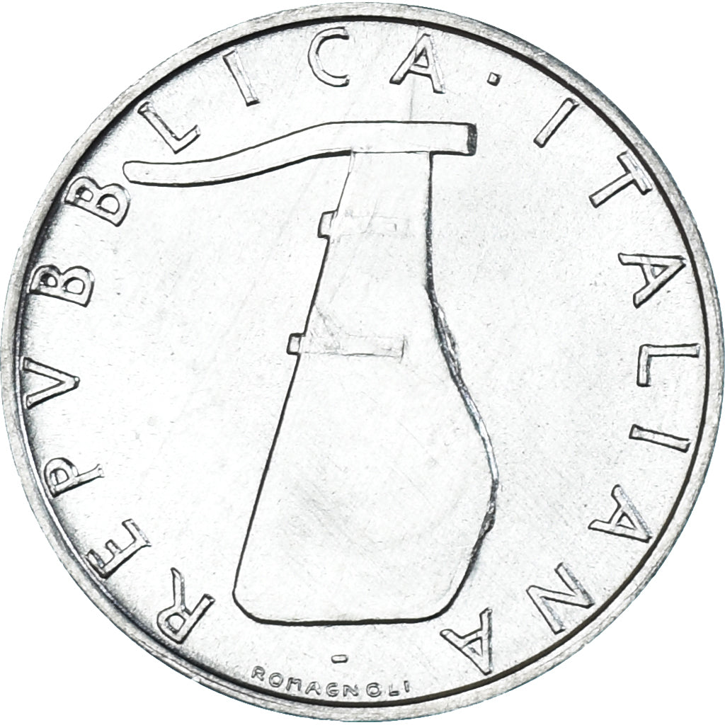 Moneta, Włochy, 5 Lire, 1987, Rome, MS(63), Aluminium, KM:92