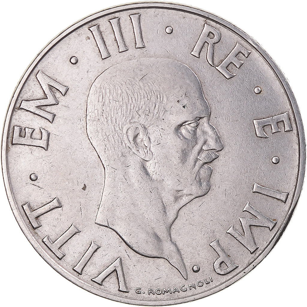 Munten, Italië, Vittorio Emanuele III, 2 Lire, 1940, Rome, ZF, Stainless Steel