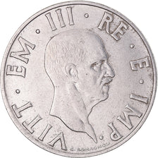 Coin, Italy, Vittorio Emanuele III, 2 Lire, 1940, Rome, EF(40-45), Stainless
