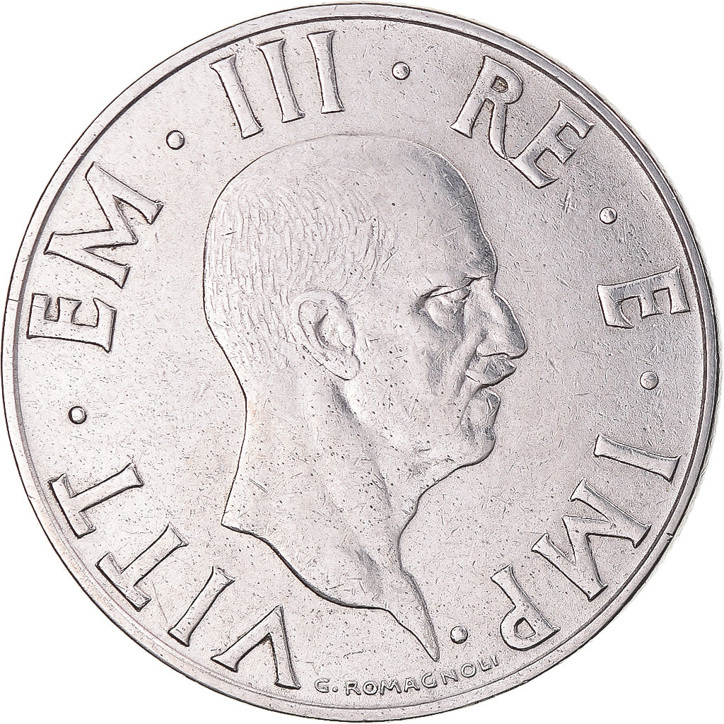Moneta, Włochy, Vittorio Emanuele III, 2 Lire, 1940, Rome, EF(40-45), Stal