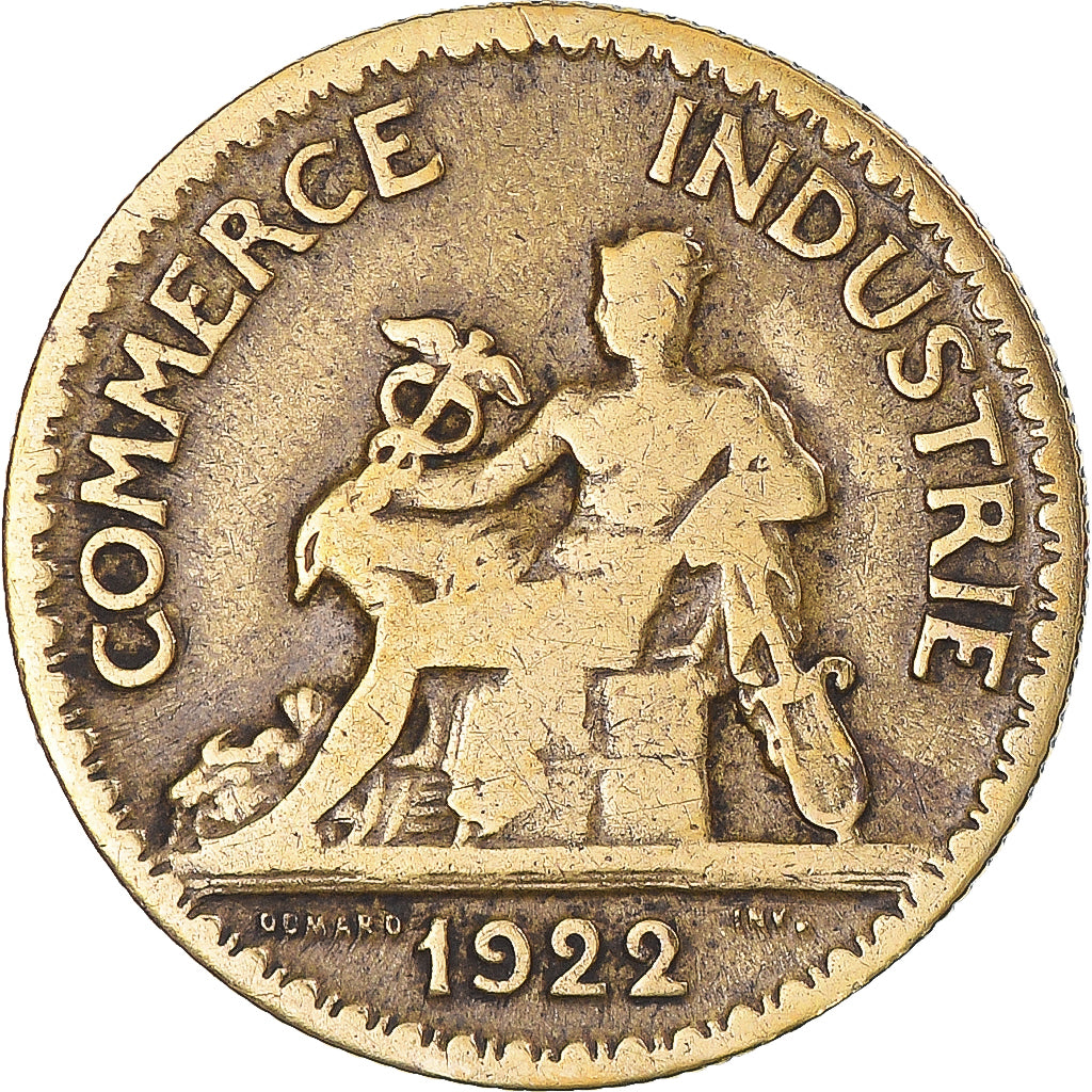 Coin, France, Chambre de commerce, 50 Centimes, 1922, Paris, VF(30-35)