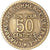 Moneda, Francia, Chambre de commerce, 50 Centimes, 1922, Paris, BC+, Aluminio -
