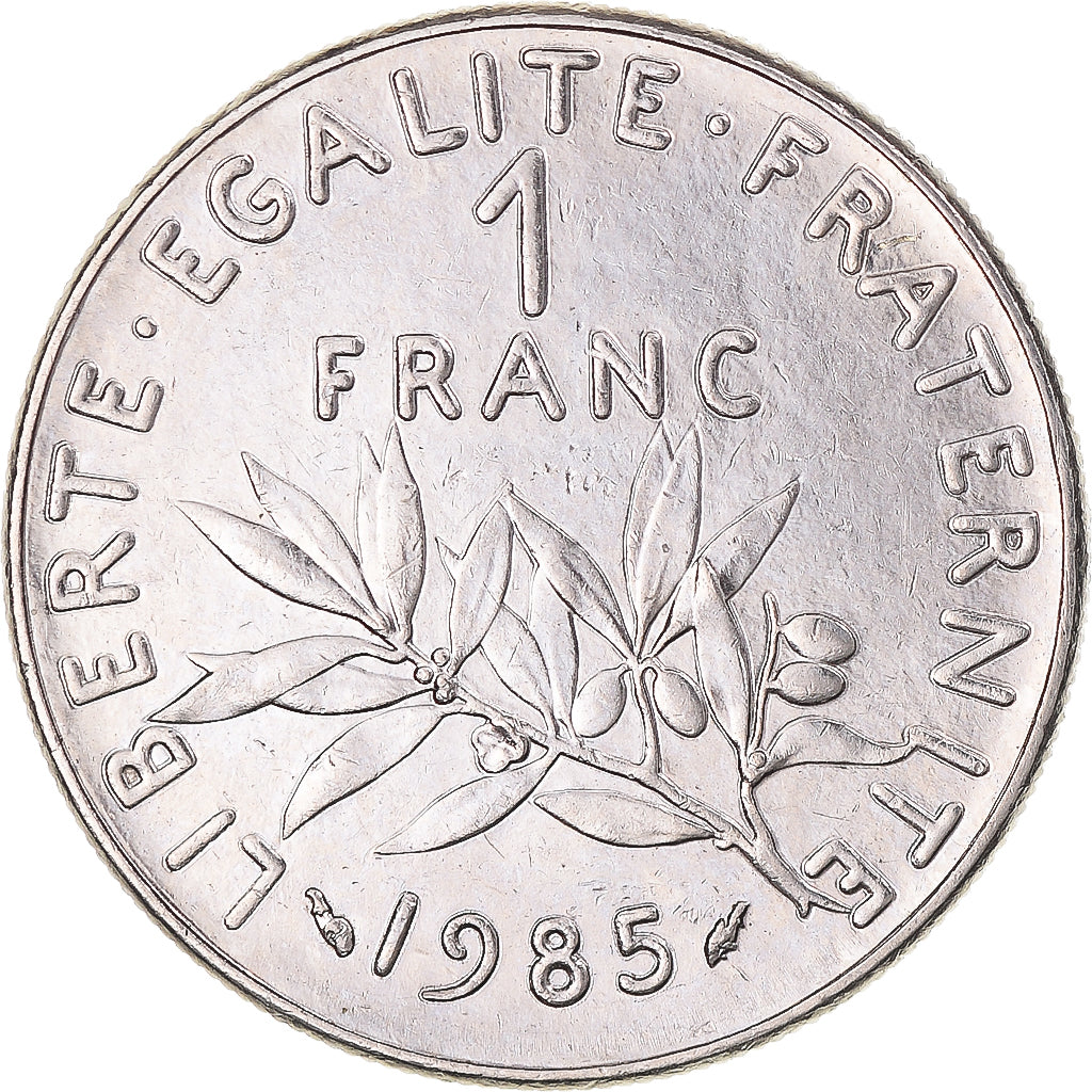 Moneta, Francia, Semeuse, Franc, 1985, Paris, SPL-, Nichel, KM:925.1