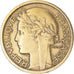 Munten, Frankrijk, Morlon, Franc, 1937, FR+, Aluminum-Bronze, KM:885