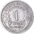 Moneta, Francia, Morlon, Franc, 1945, MB, Alluminio, KM:885a.1, Gadoury:473a