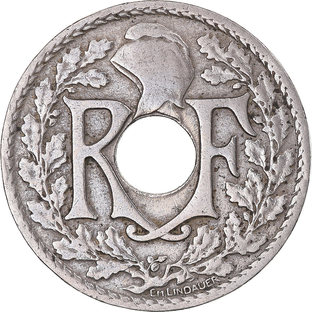 Moeda, França, Lindauer, 25 Centimes, 1921, VF(30-35), Cobre-níquel, KM:867a