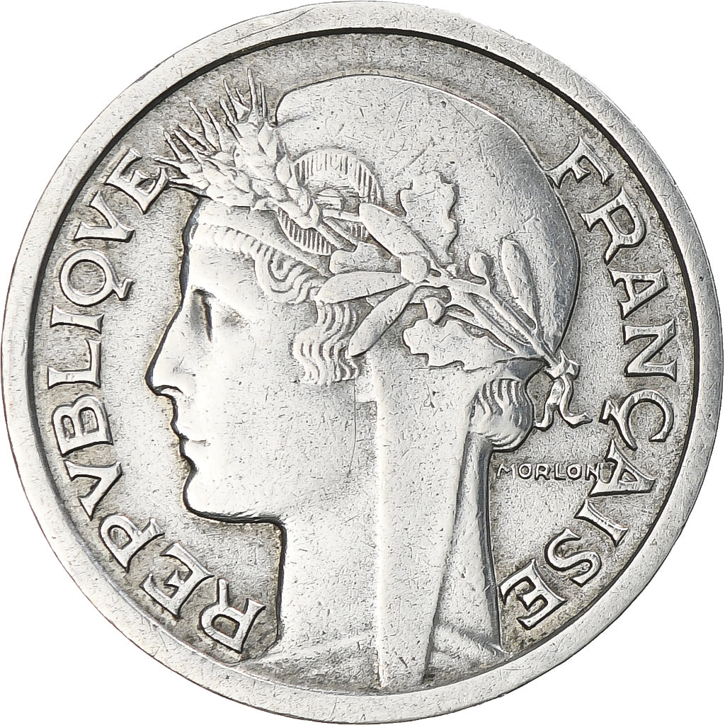 Moneta, Francja, Morlon, Franc, 1958, Paris, EF(40-45), Aluminium, KM:885a.1