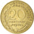 Moneta, Francja, Marianne, 20 Centimes, 1972, Paris, EF(40-45), Aluminium-Brąz