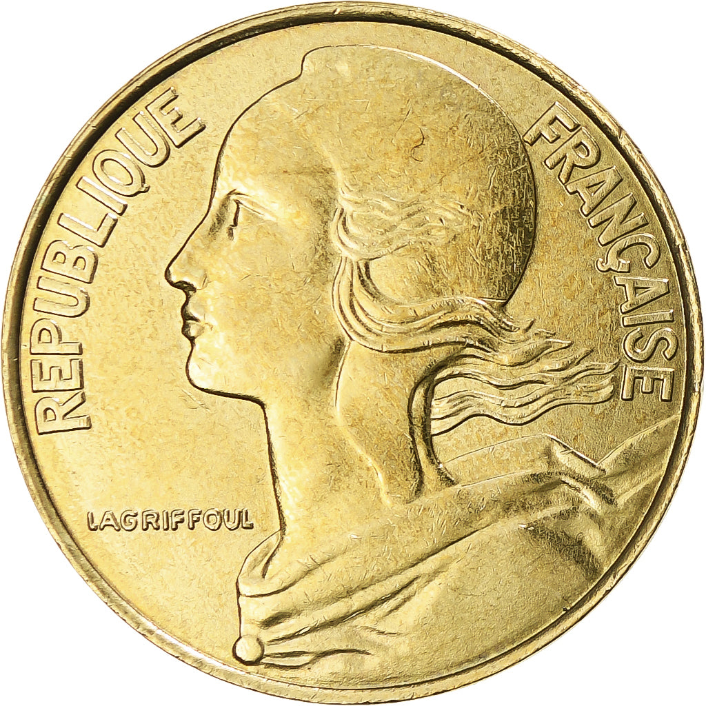 Moneta, Francja, Marianne, 20 Centimes, 1996, Paris, AU(50-53), Aluminium-Brąz