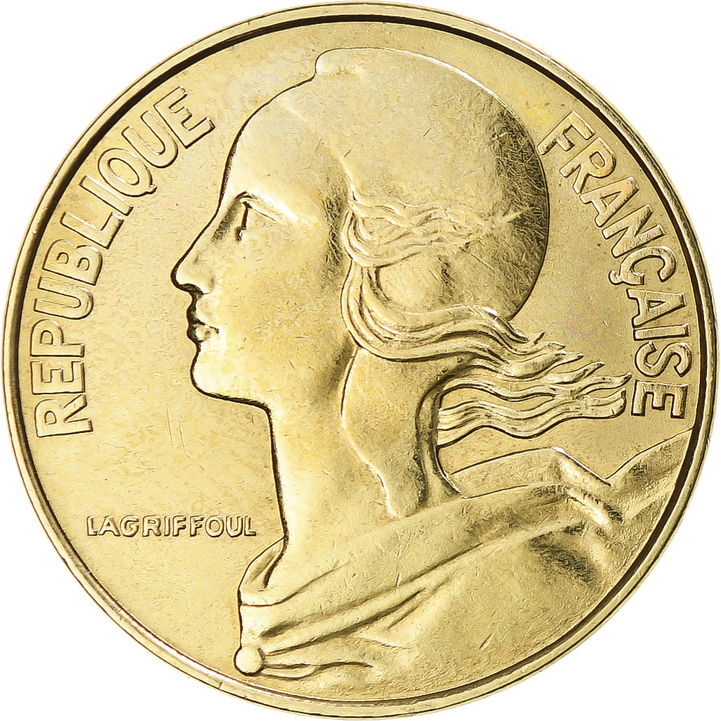 Münze, Frankreich, Marianne, 20 Centimes, 1977, Paris, SS+, Aluminum-Bronze