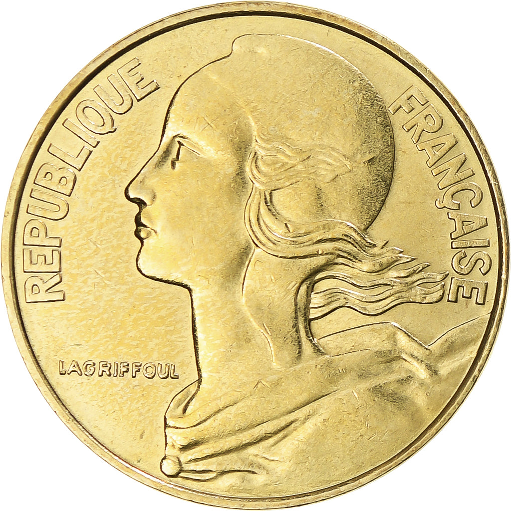 Münze, Frankreich, Marianne, 20 Centimes, 1982, Paris, VZ+, Aluminum-Bronze