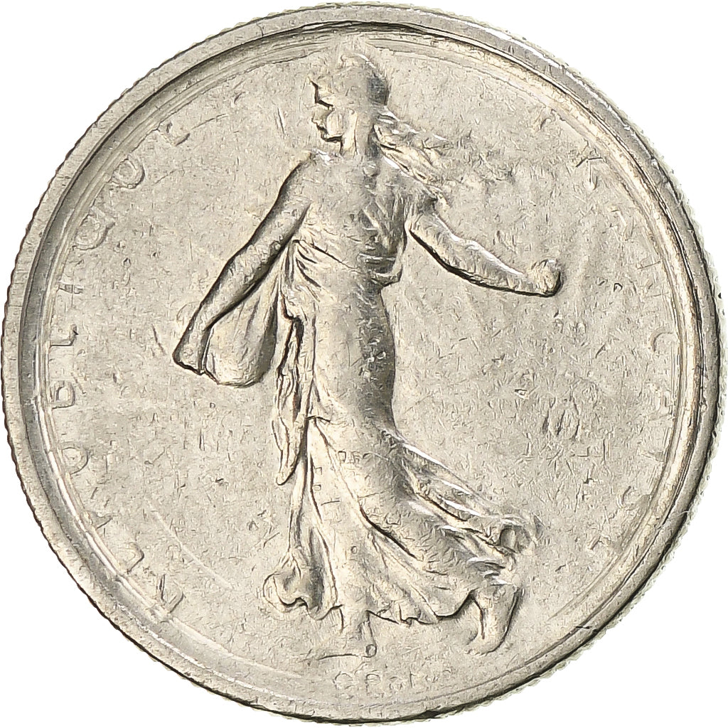 Moneda, Francia, Semeuse, 1/2 Franc, 1965, Paris, MBC, Níquel, KM:931.1