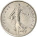 Moneda, Francia, Semeuse, 1/2 Franc, 1972, Paris, MBC, Níquel, KM:931.1, Le