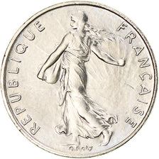 Münze, Frankreich, Semeuse, 1/2 Franc, 1993, Paris, VZ+, Nickel, KM:931.1