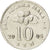 Moneta, Malezja, 10 Sen, 2005, MS(63), Miedź-Nikiel, KM:51
