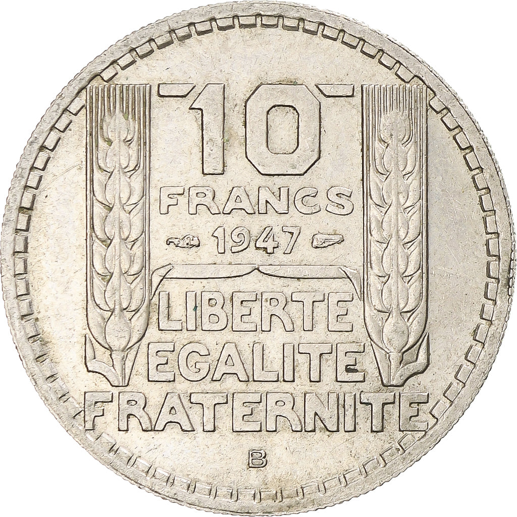Coin, France, Turin, 10 Francs, 1947, Beaumont - Le Roger, AU(55-58)