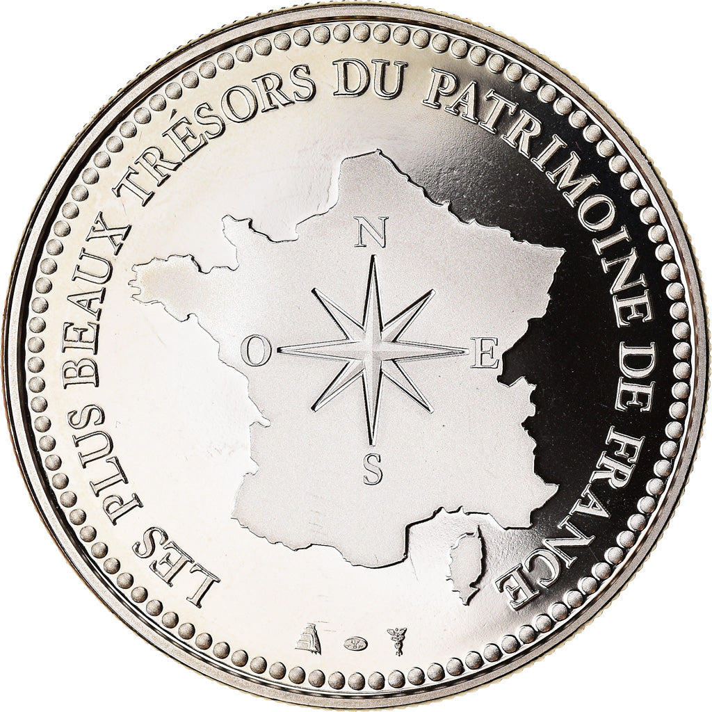 France, Medal, La Basilique du Sacré-Coeur, MS(65-70), Copper-nickel