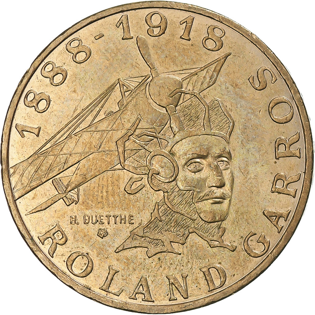 Coin, France, Roland Garros, 10 Francs, 1988, Tranche A, AU(50-53)