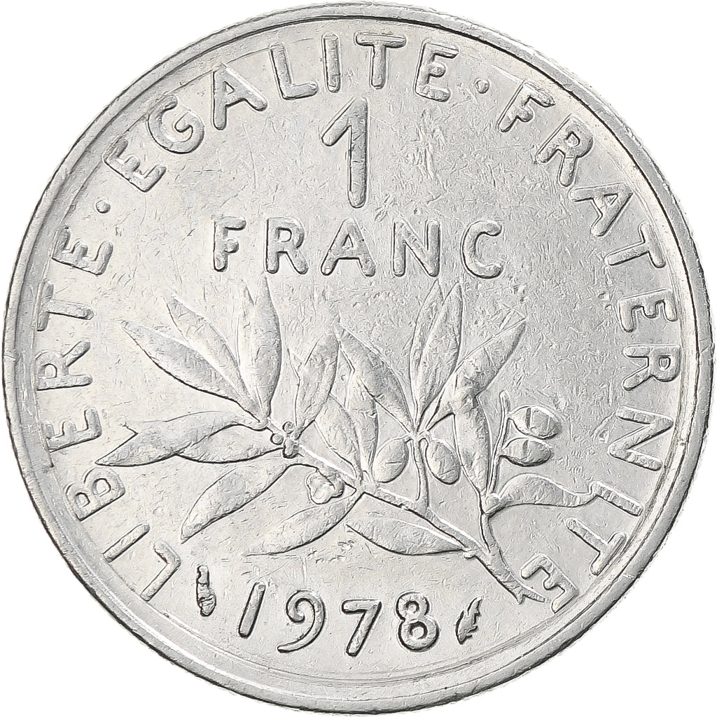 Münze, Frankreich, Semeuse, Franc, 1978, Paris, SS, Nickel, KM:925.1